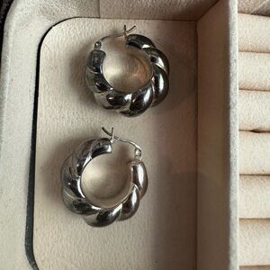 vintage twist hoops